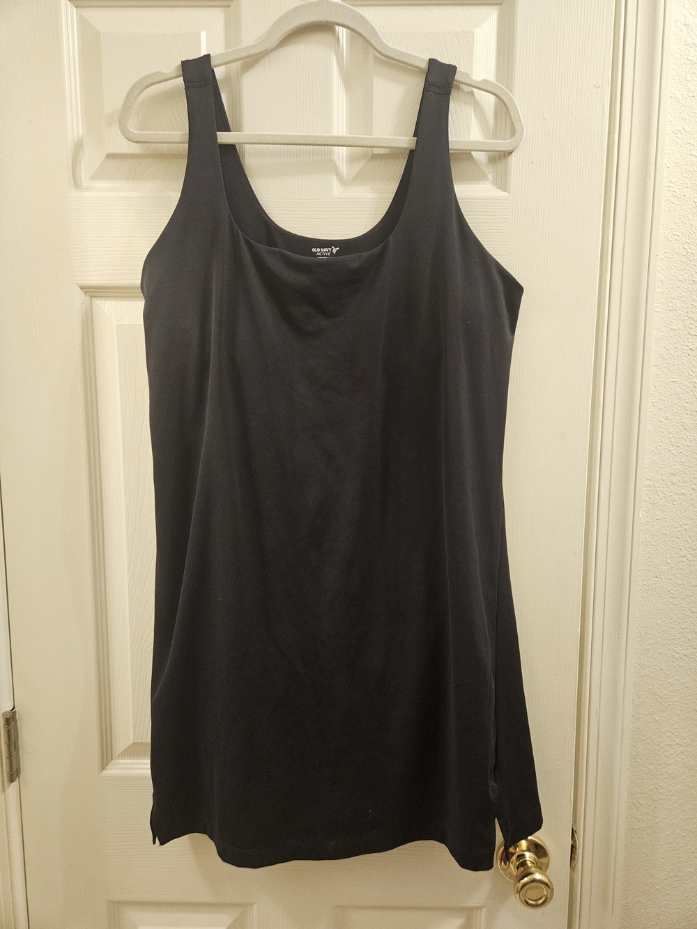 Old Navy PowerSoft Athletic Dress Built In Shorts Bra Pockets XL